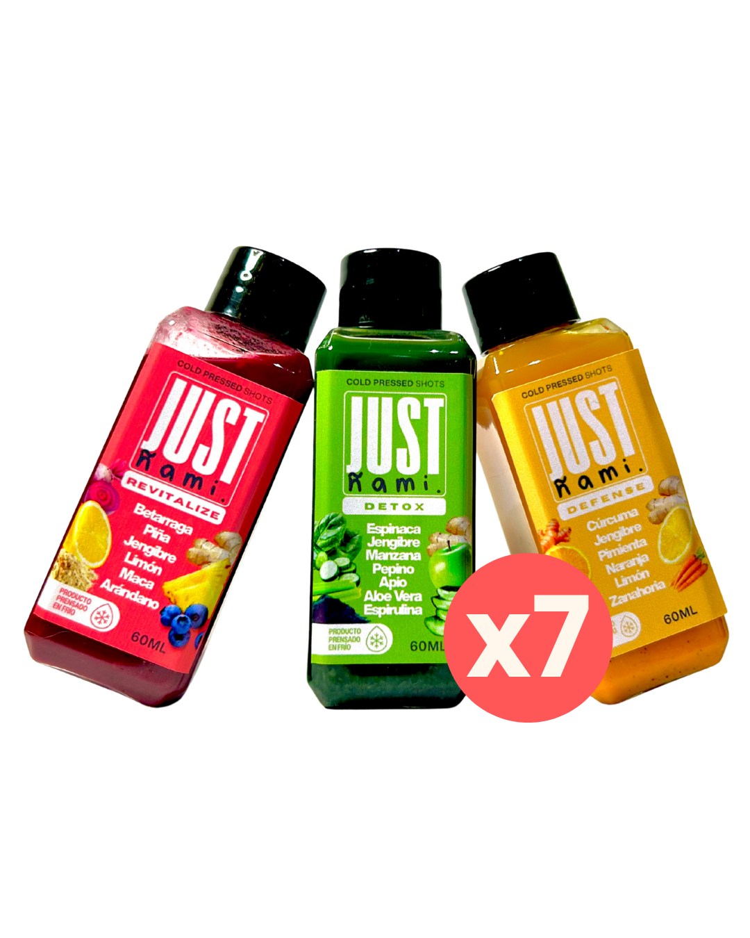 7 SHOTS - Pack 1 Semana