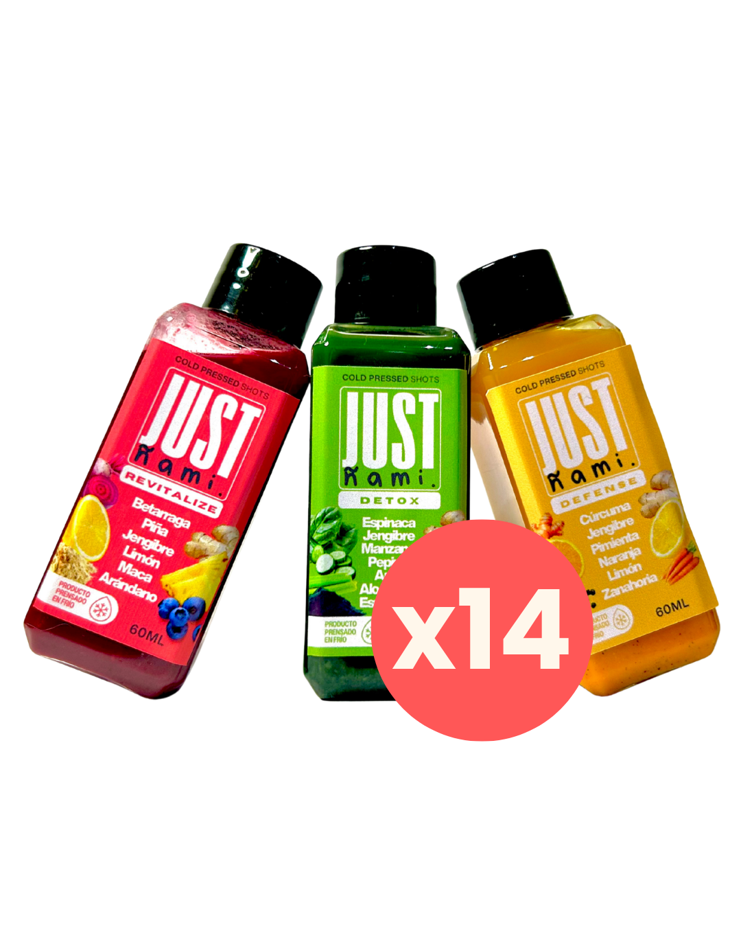 14 SHOTS - Pack 2 Semanas