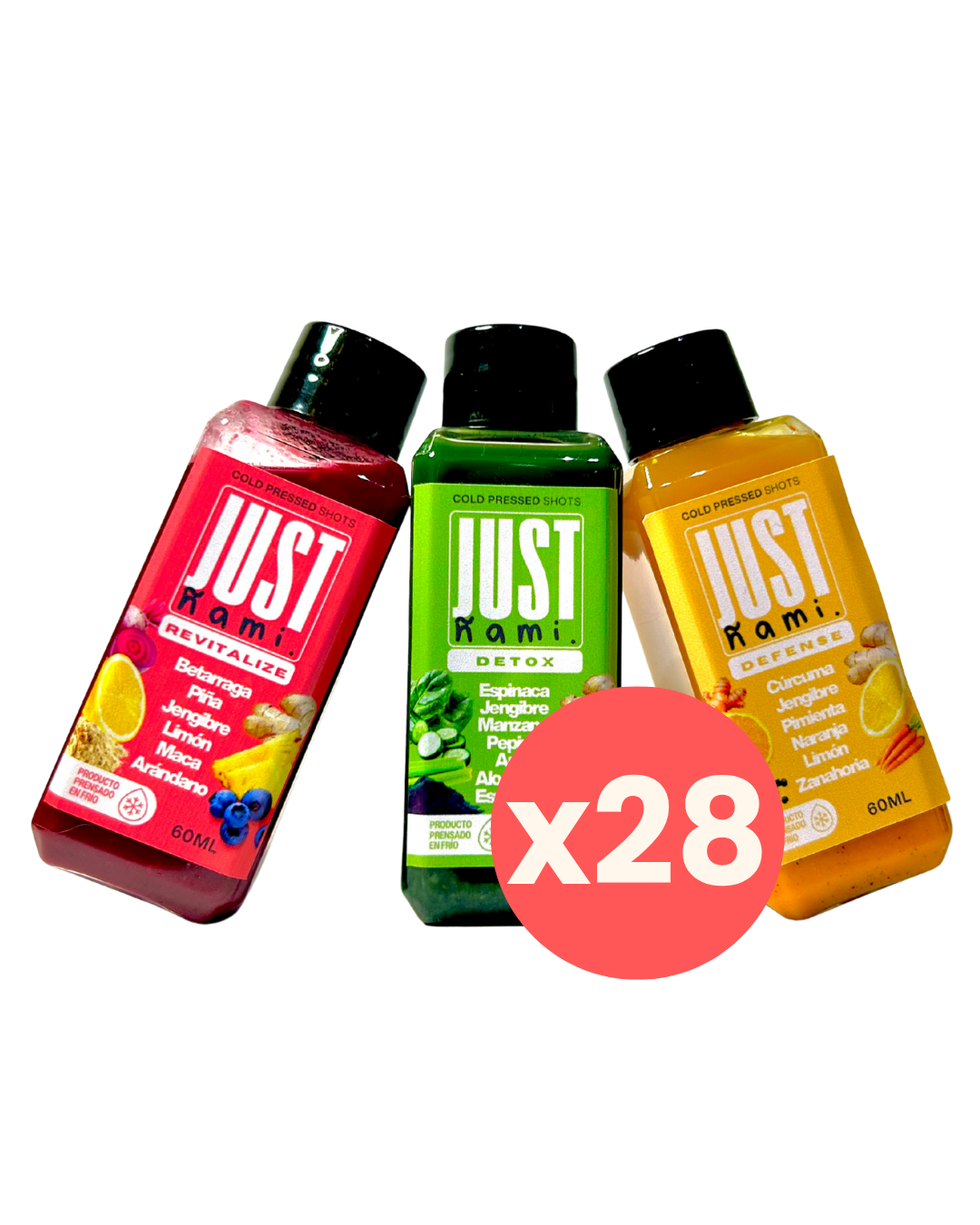 28 SHOTS - Pack 4 Semanas